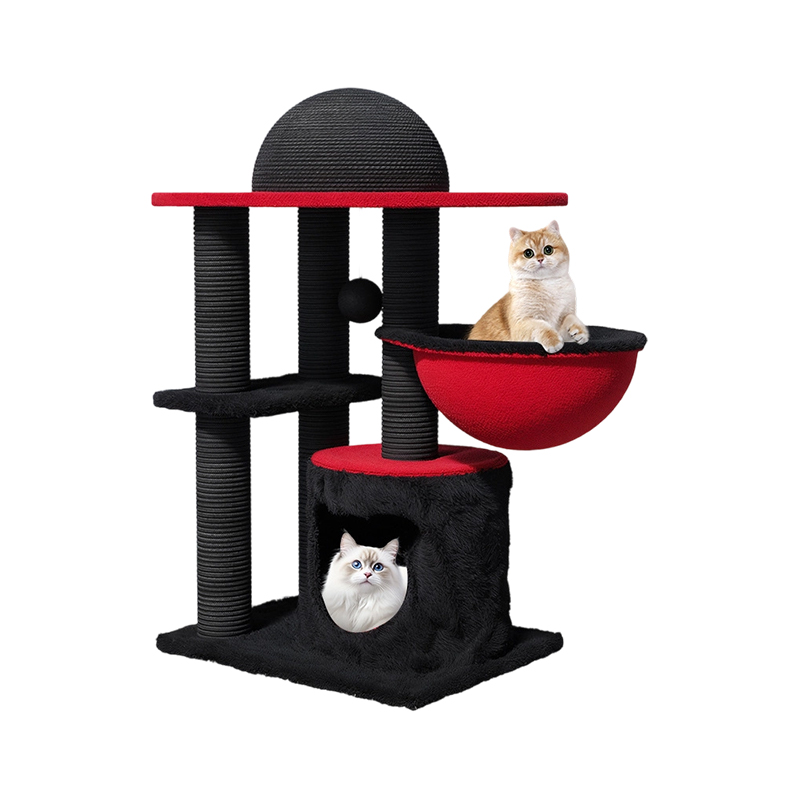 Multi-level katt klätterställning möbler